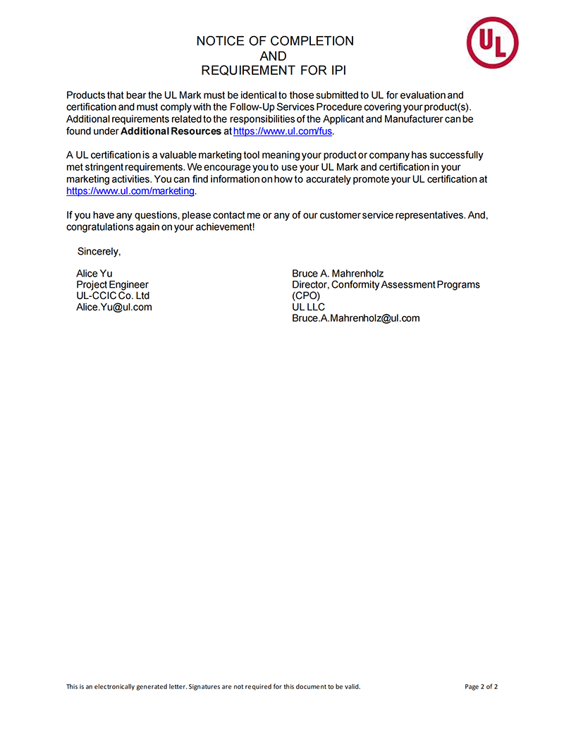 热烈祝贺J9官网NFION导热硅胶通过美国UL认证 热烈祝贺J9官网NFION导热硅胶通过美国UL认证